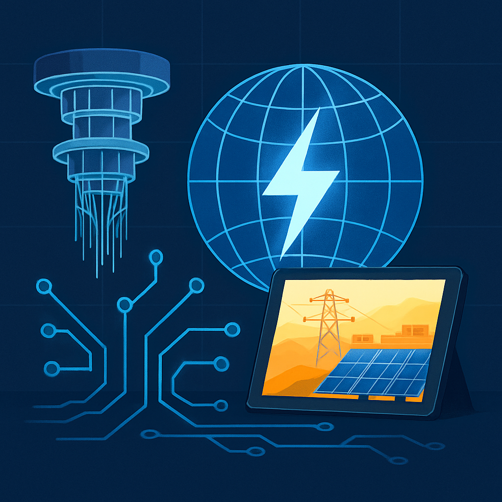 Quantum Simulation of Energy Grids